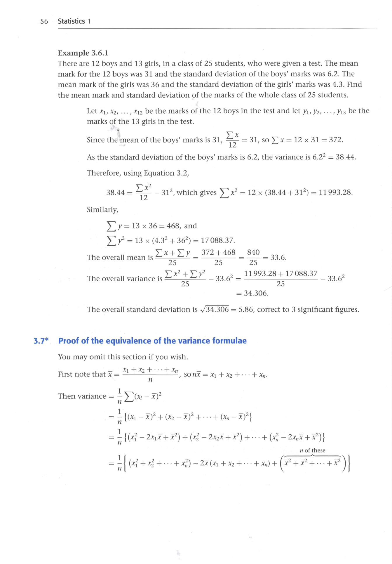 Cambridge Statistics